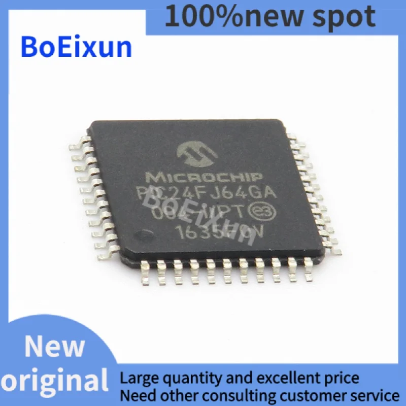 

1-100 PCS PIC24FJ64GA004-I/PT SMD TQFP-44 16-bit Microcontroller MCU-MCU Chip Brand New Original In Stock