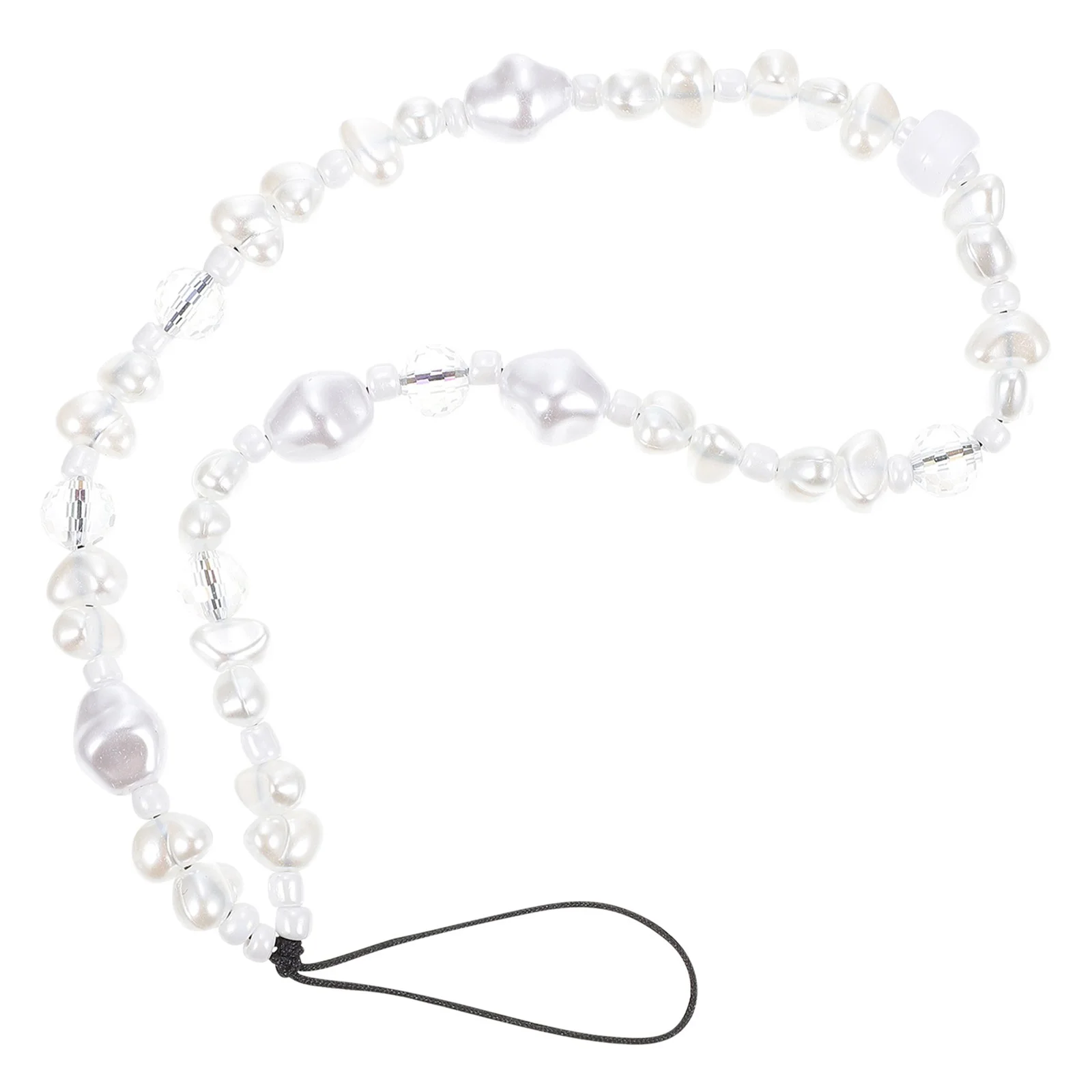 

Chain Mobile Accessory Diy Hanging Decor Simulation Pearl Ornamentprop Unique Adornment