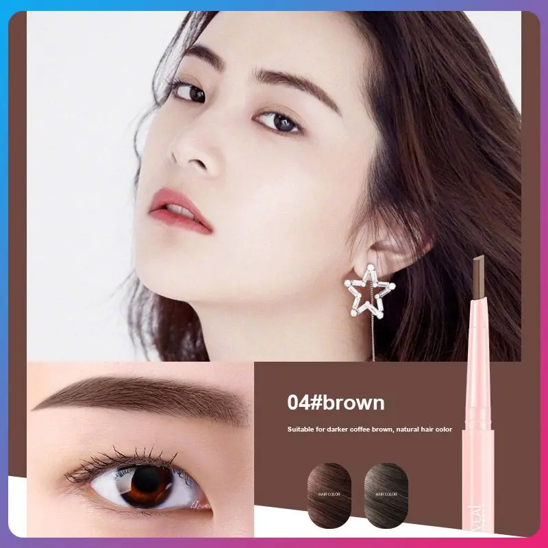 

Double Automatic Eyebrow Pen Natural Color Is Even And Lasting Waterproof Sweatproof And Not Easy To Take Off Makeup Makeup Tool