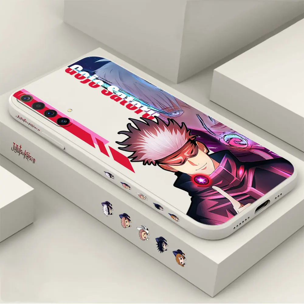 

Jujutsu Kaisen Gojo Satoru Case For OPPO FIND X6 X5 X3 X2 RENO 7Z 6 5F 5Z 4 4Z ACE 2 7 5 6Z 4F 2F Realme X50 X7 Pro Lite Cover