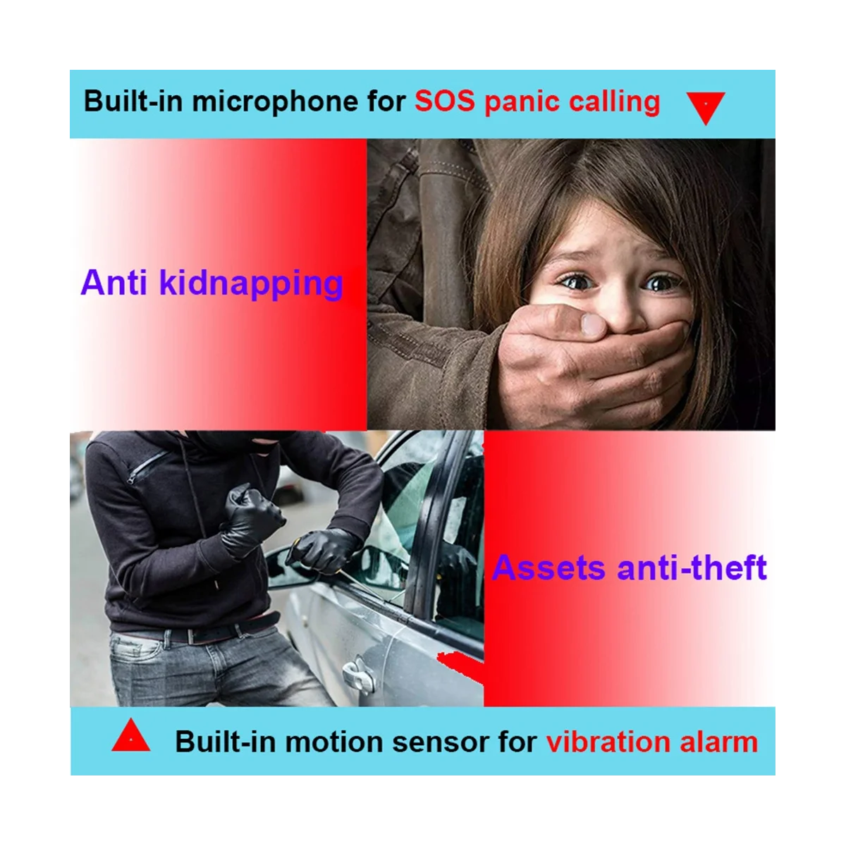 Мини GPS-трекер для детей устройство слежения за детьми без оплаты защита