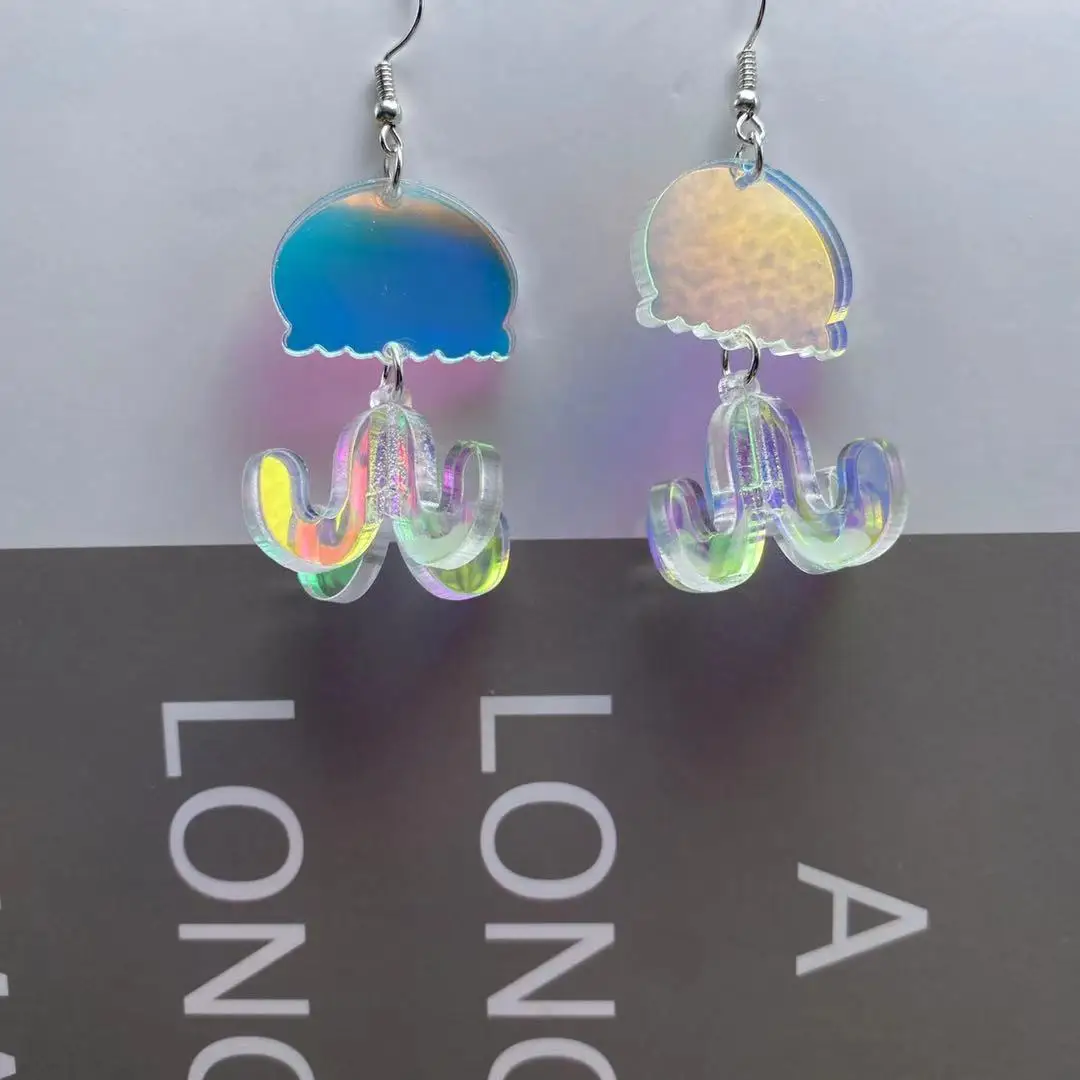 

1 Pair Colorful Octopus Personality Earrings Earrings Fashion Women's Gift