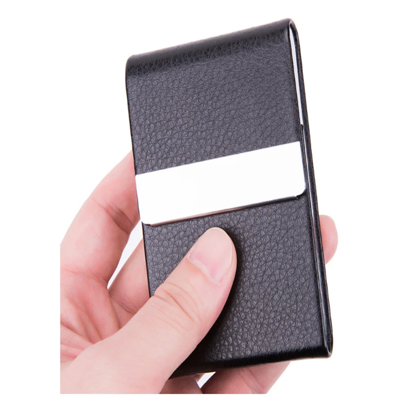 Нержавеющая сталь разноцветные цвета держатель для визитных карточек тонкий