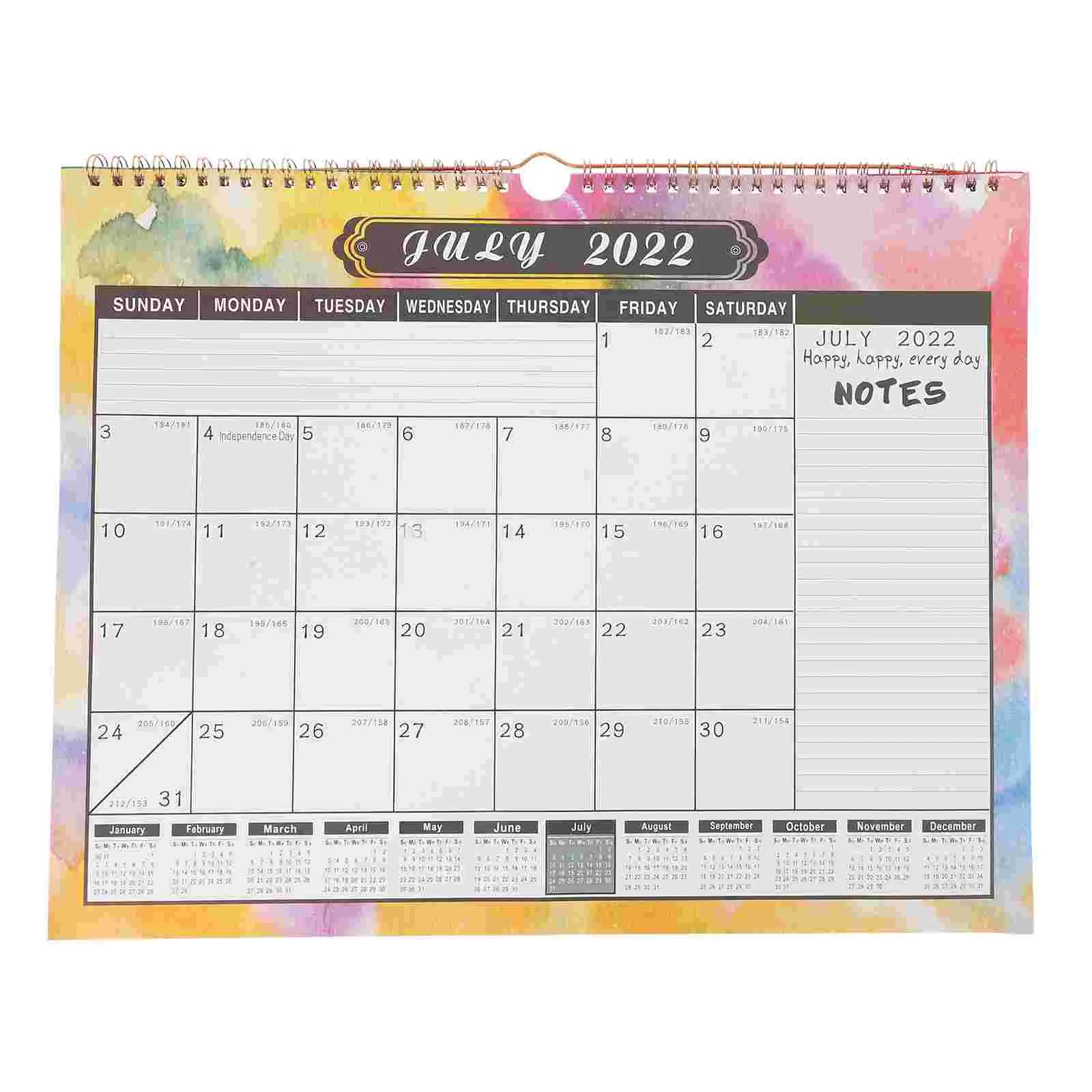 

Calendar 2023 Wall 2022 Planner Book Monthly Hanging Schedule Yearly Planning Daily Year Drawdown Weeklybudget Lesson