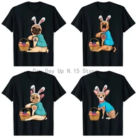 easter bunny eggs easter day dog lover gifts t shirt