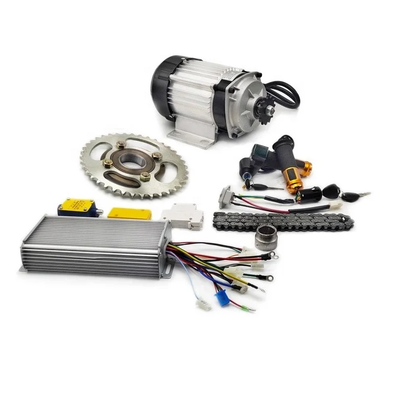 1200 Вт, 48/60 в, электрический комплект для переоборудования на три колеса