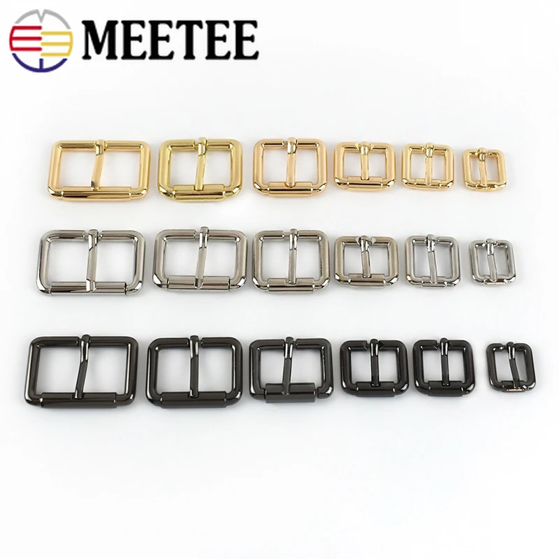 Металлические регулируемые пряжки Meetee 10-38 мм для сумок ремней кожаных рюкзаков