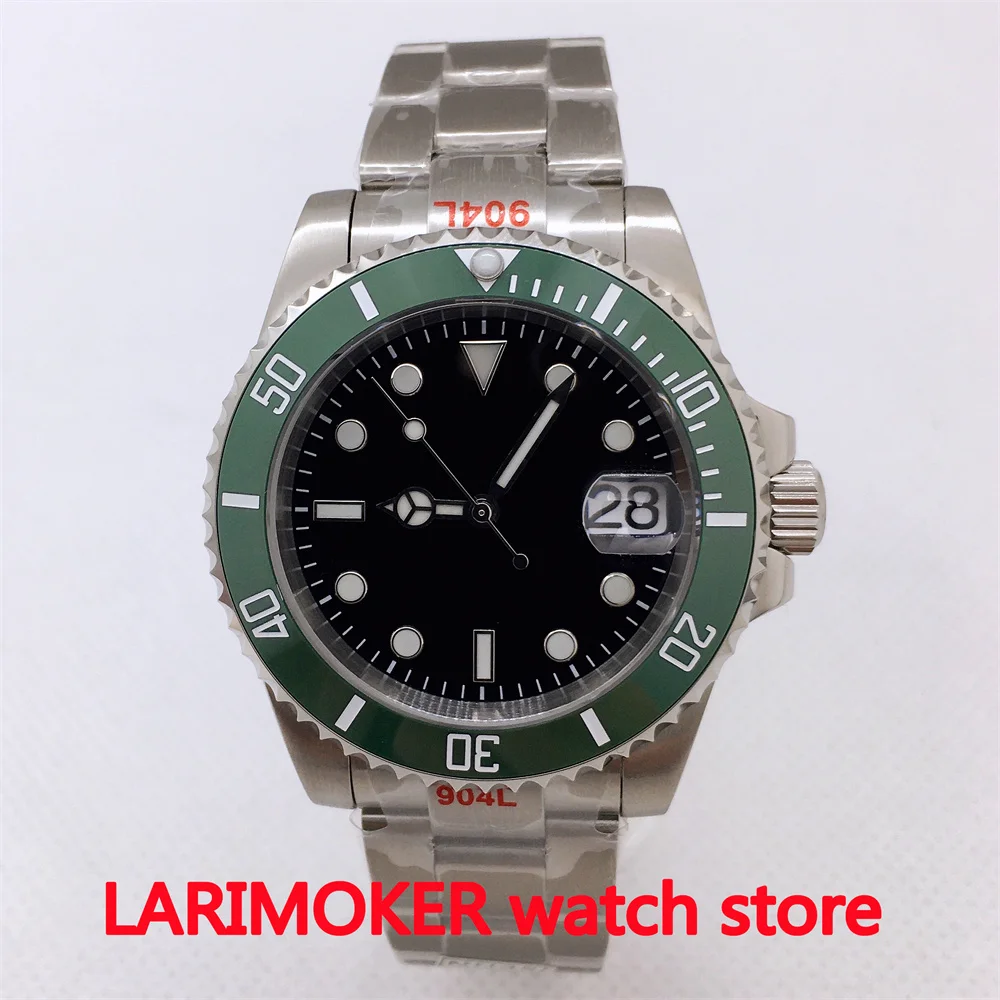

Bliger 40mm Green Dive Luxury Mechanical Men's Watch 21 Jewels MIYOTA 8215 NH35 PT5000 Sapphire Ceramic Bezel Luminous BlackDial