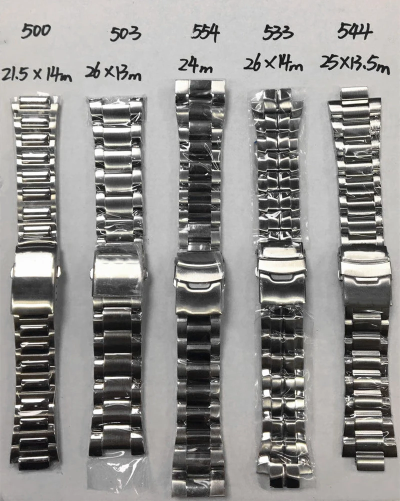 Высококачественный ремешок для часов, подходящий для серии CASIO MDV106 EF 312 524 527 539 550 534 544, ремешок для часов, браслет из нержавеющей стали, запасные части (art.: 3920dbf8fdc5d) - 3920dbf8fdc5d