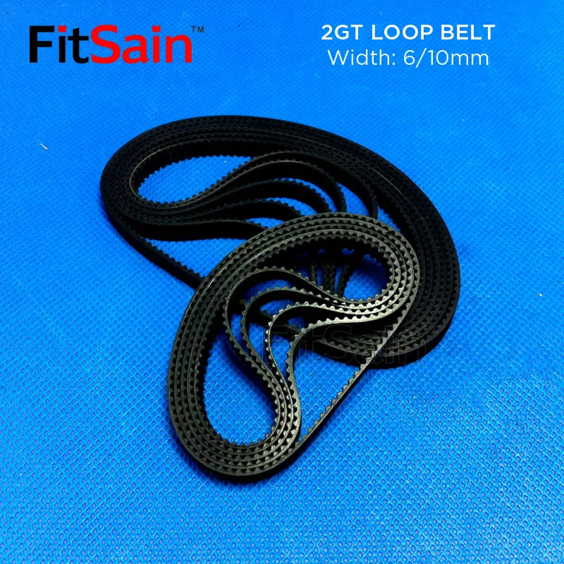 FitSain-2GT синхронизация 350/360/376/380/386/ 390/392/396/400/406 мм резиновый зубчатый ремень
