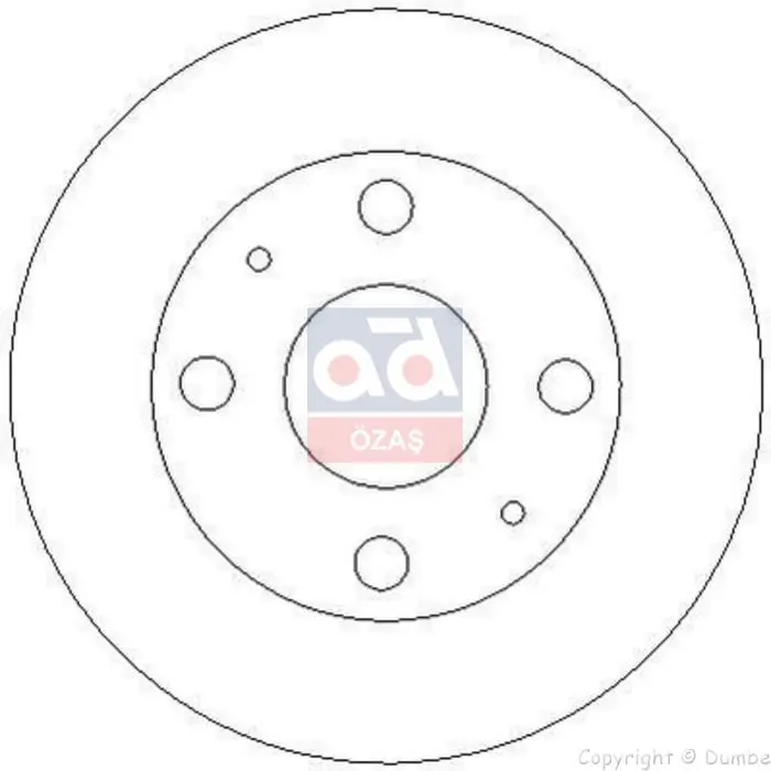 

Внутренний диск B3519 на 00 YARIS