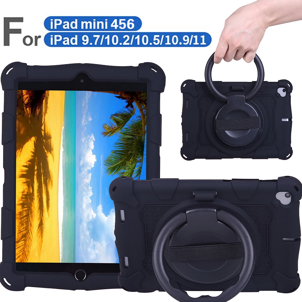 

Чехол для iPad 10,2, 2019, 2020, 9, 8, мягкий силиконовый чехол для планшета iPad Air 2, 3, 4, 5, 2021, 10,9 Pro, 11, 2022, 10,5, 6, 5, чехол