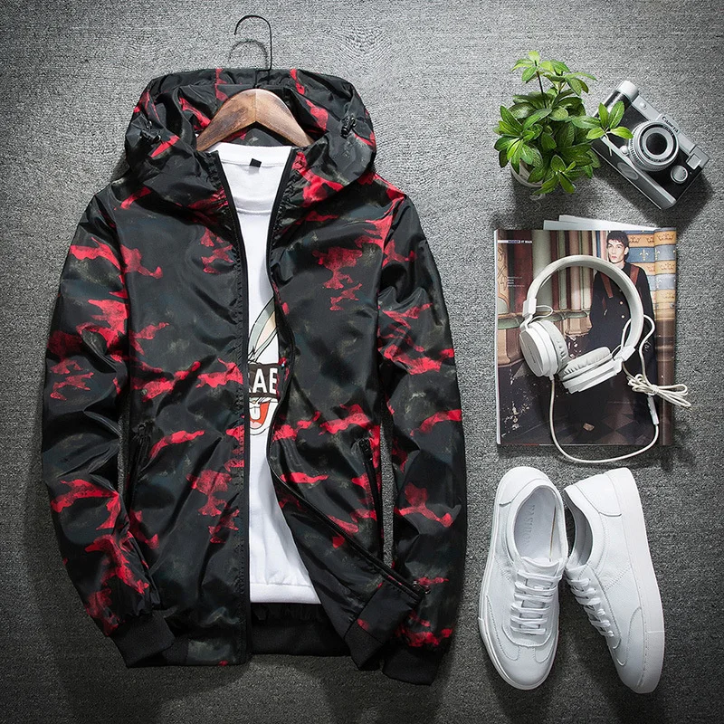 

High Quality Mens Autumn Overcoat Blouse Coats Men's Coats Men Winter Jackets Soft Shell Camouflage Waterproof Windproof Outdoor