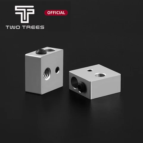 Reprap Makerbot MK7 MK8 алюминиевый нагревательный блок для печатающей головки Hot End нагревательный Блок 20*20*10 20x20x10 мм для 3D принтера