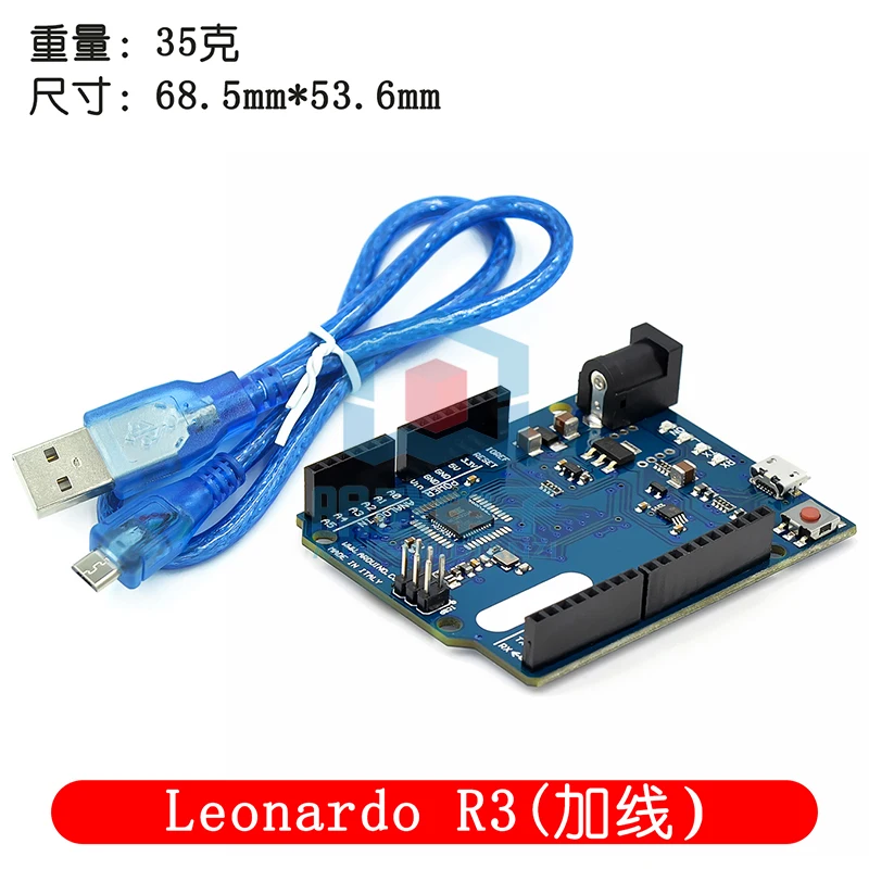 

R3 Development Board ATMEGA32U4, With Data Cable Blue Board QFN Chip