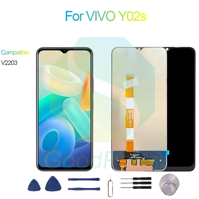 ЖК-экран для VIVO Y02S 6 51 &quotV2203 Y02s сменный сенсорный дигитайзер в сборе