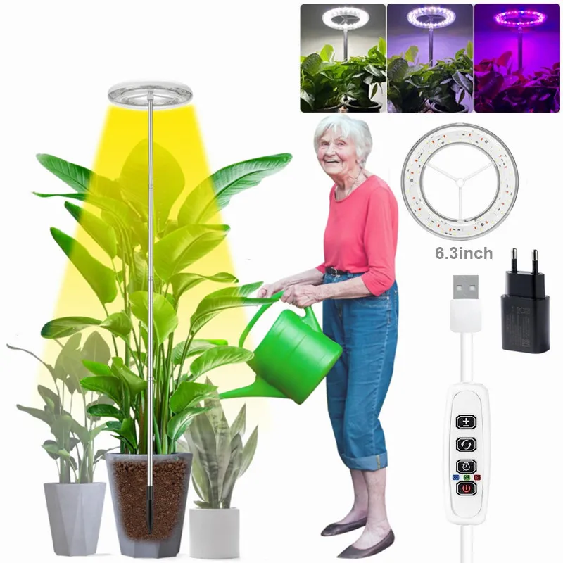 

Светодиодная лампа для растений Aesyzo, полный спектр