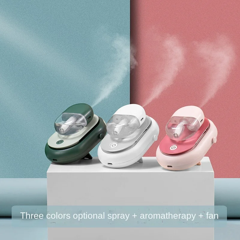 

New Hanging Neck Spray Cooling Fan USB Mini Portable Lazy Student Dormitory Outdoor Quiet Fan Portable Air Conditioner