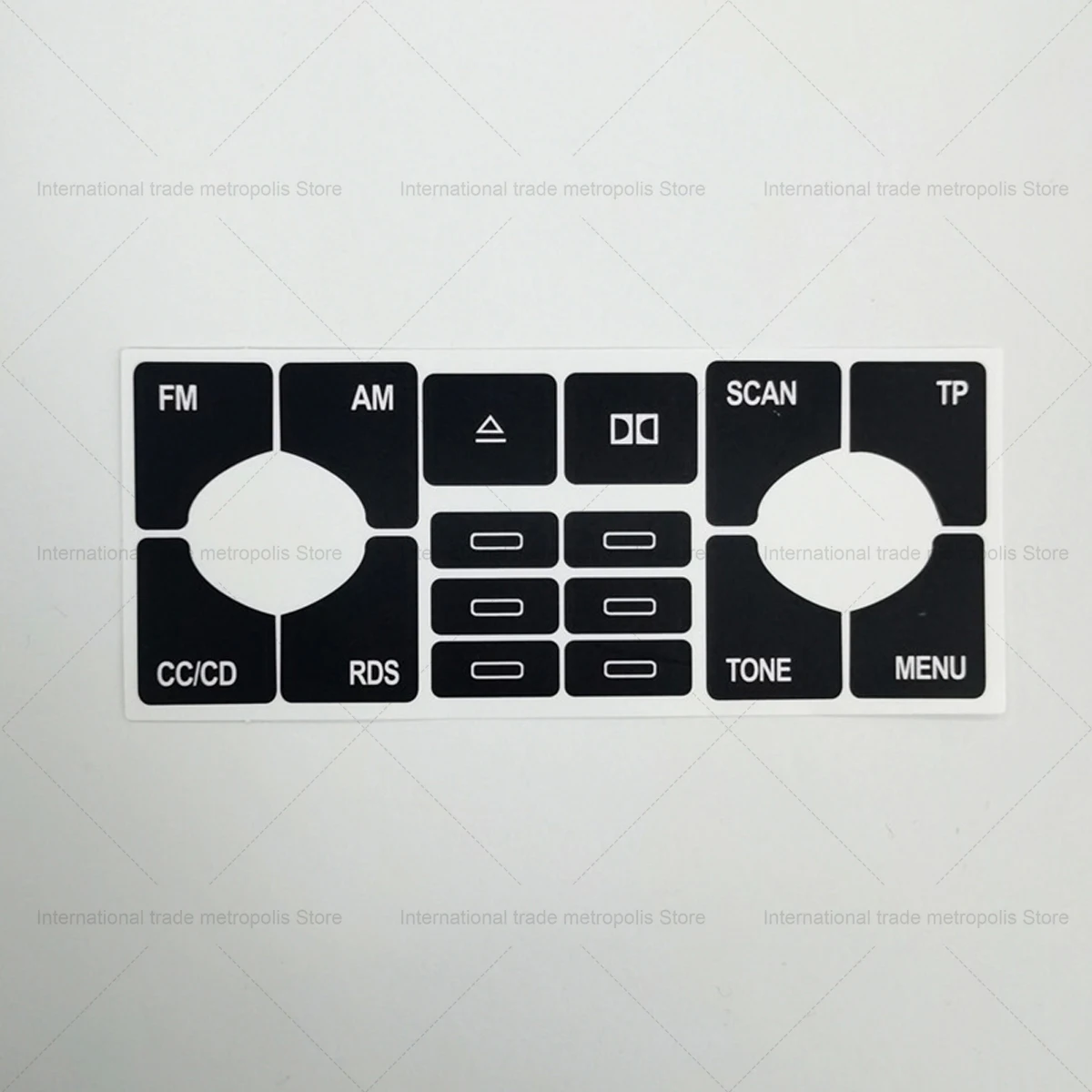 

Набор наклеек для ремонта звуковых кнопок, наклейки подходят для Audi A4 B6, A6 C5 CD, кассеты, магнитолы
