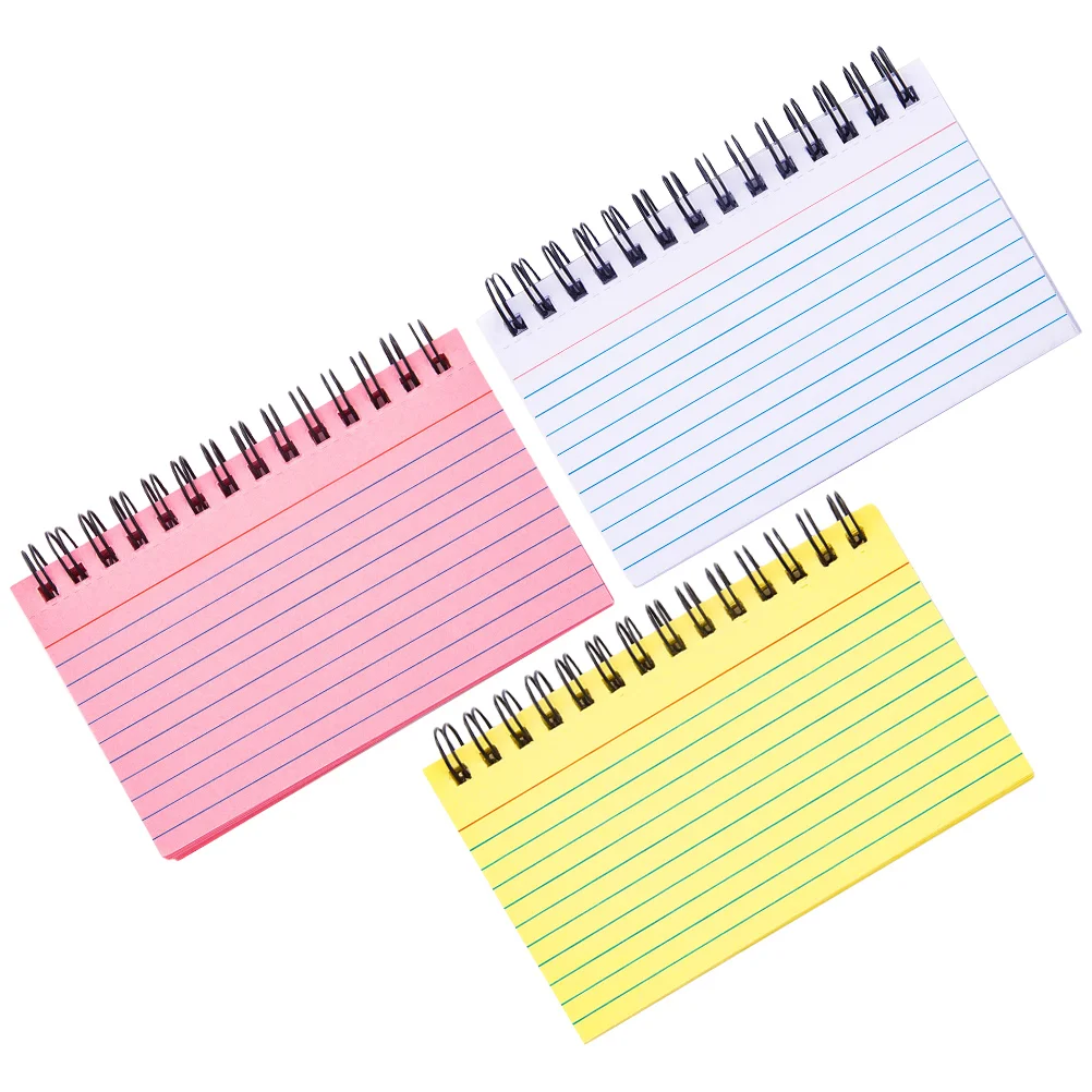 

3Pcs Students Note Pads Thickened Writing Pads Multi-function Coil Notepads Office Supply