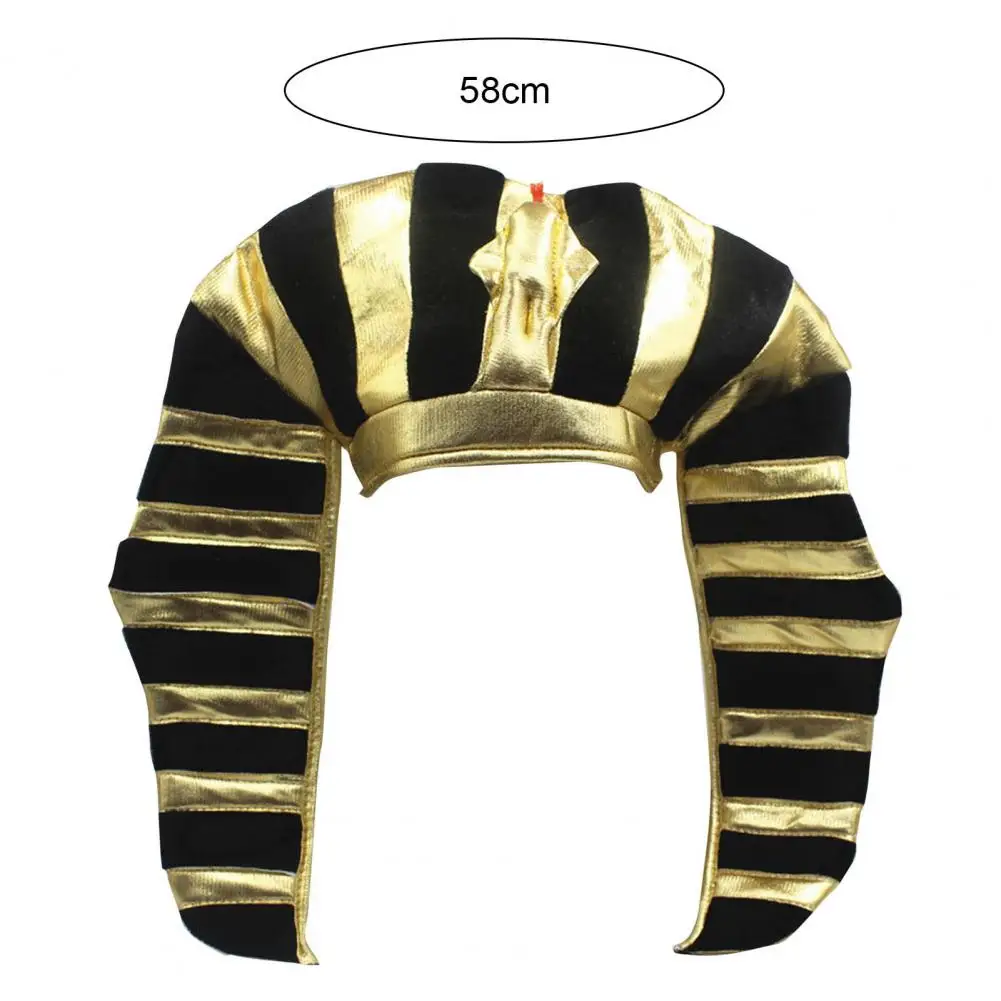 Египетская шляпа Фараона забавная контрастная Цветовая искусственная одежда