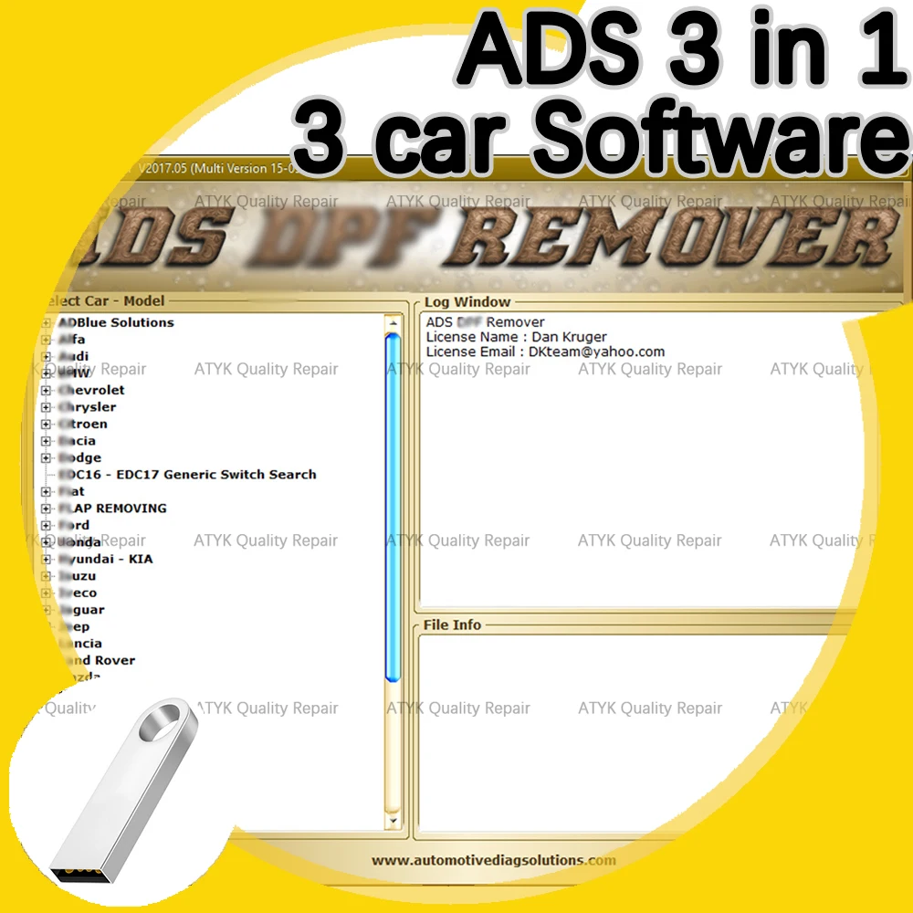 Лидер продаж 2024 3 в 1 инструменты для обслуживания автомобильного программного