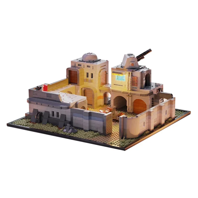 Звездный фильм Moc строительные кирпичи солдат бункер базовая модель