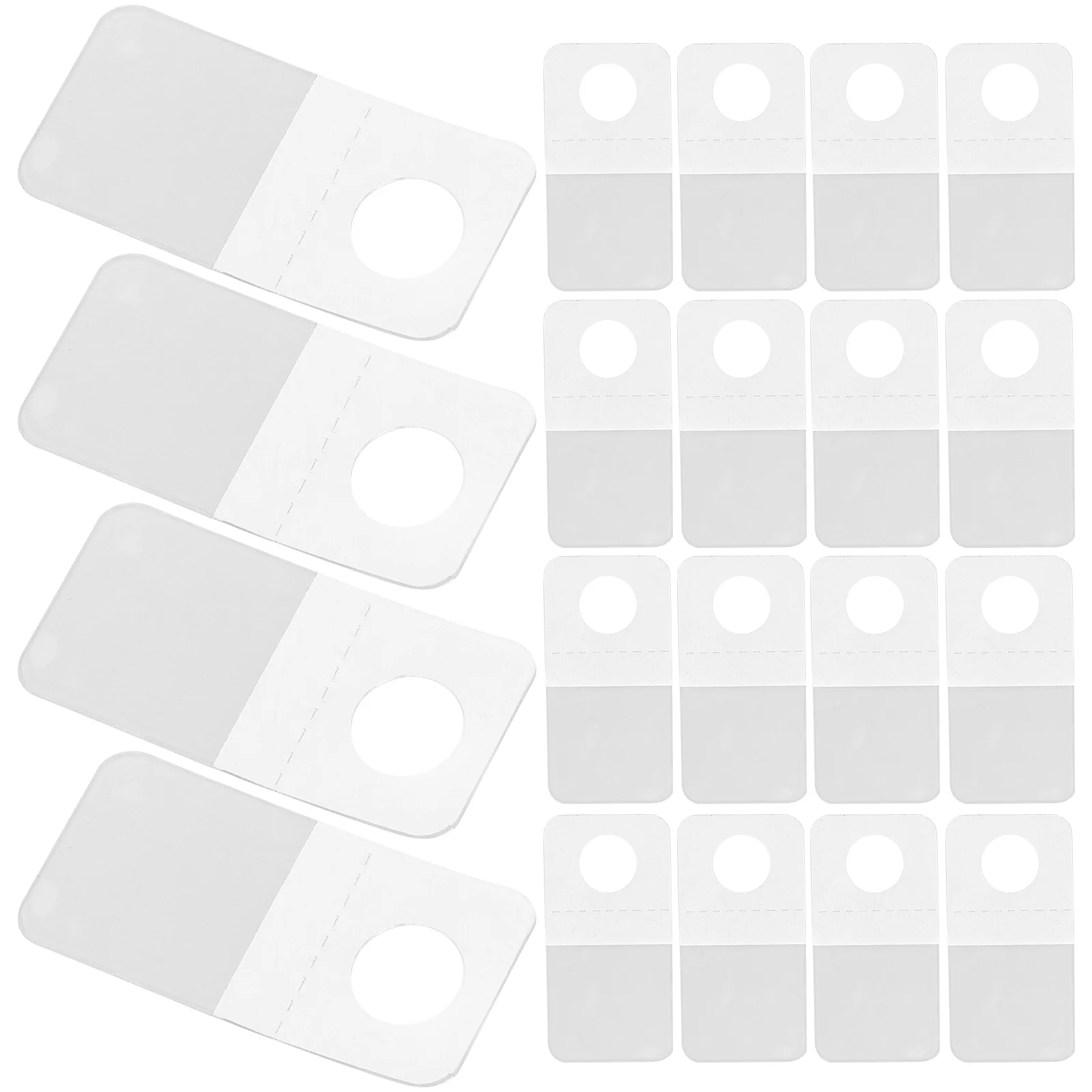 

200 Pcs Wall Hanging Aircraft Hole Hook Hangers Plastic Clear Sticker Hooks Pvc Retail