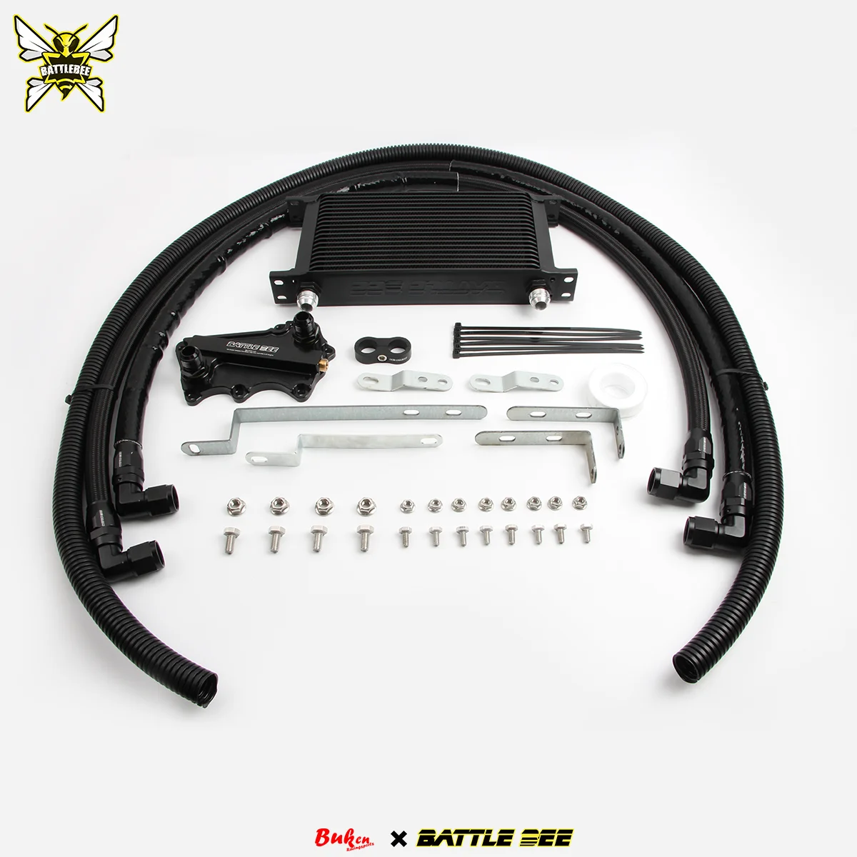 Комплект масляного радиатора двигателя Battle Bee для BMW B58B30 140i 240i 340i Z4 масляный