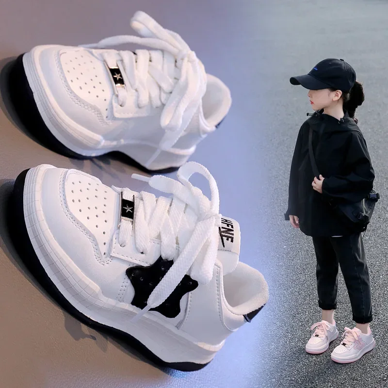 Детские кроссовки со звездами повседневная Нескользящая спортивная обувь