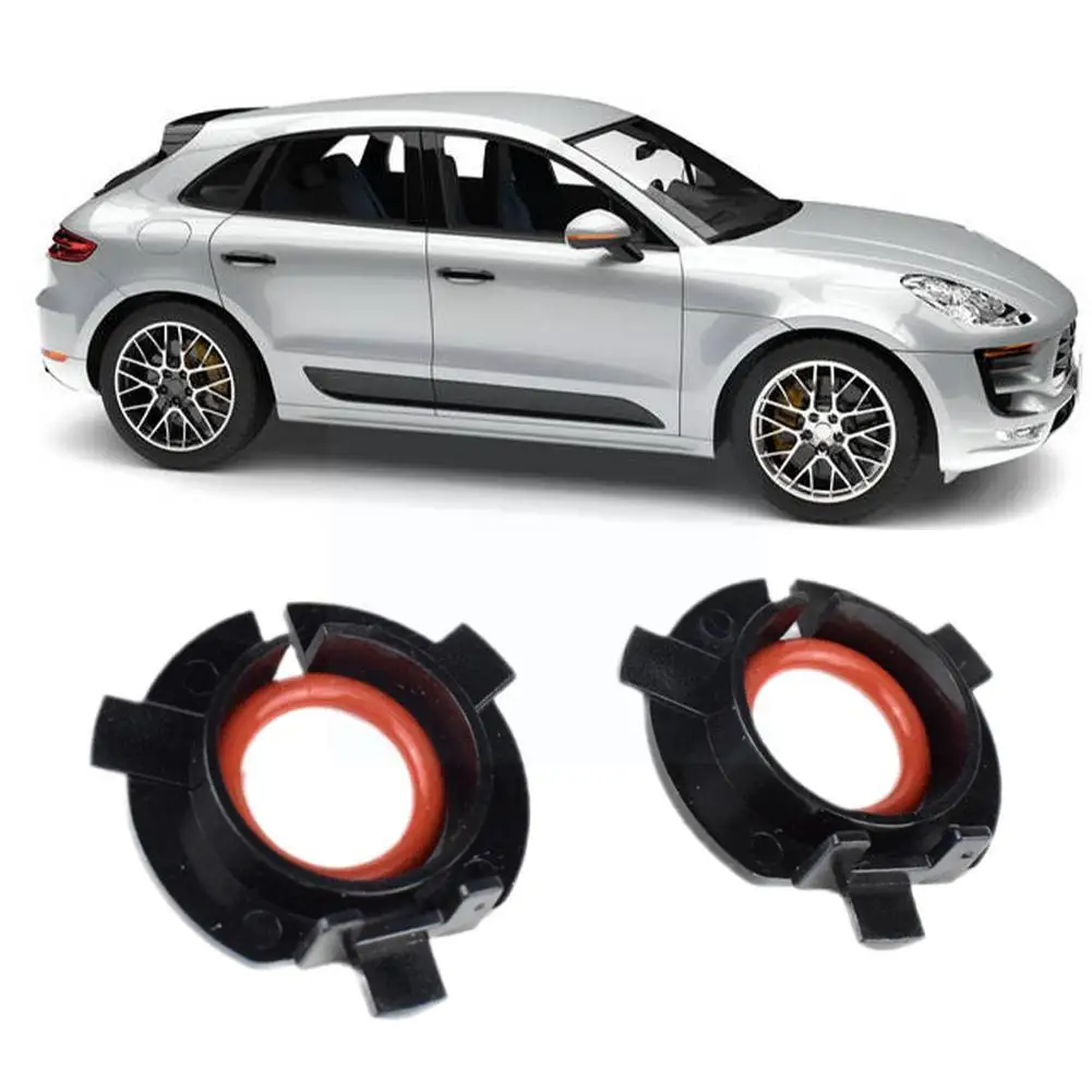 

1 Pair H7 Led Headlight Bulb Base Adapters Holders Retainers For Kia M9s0