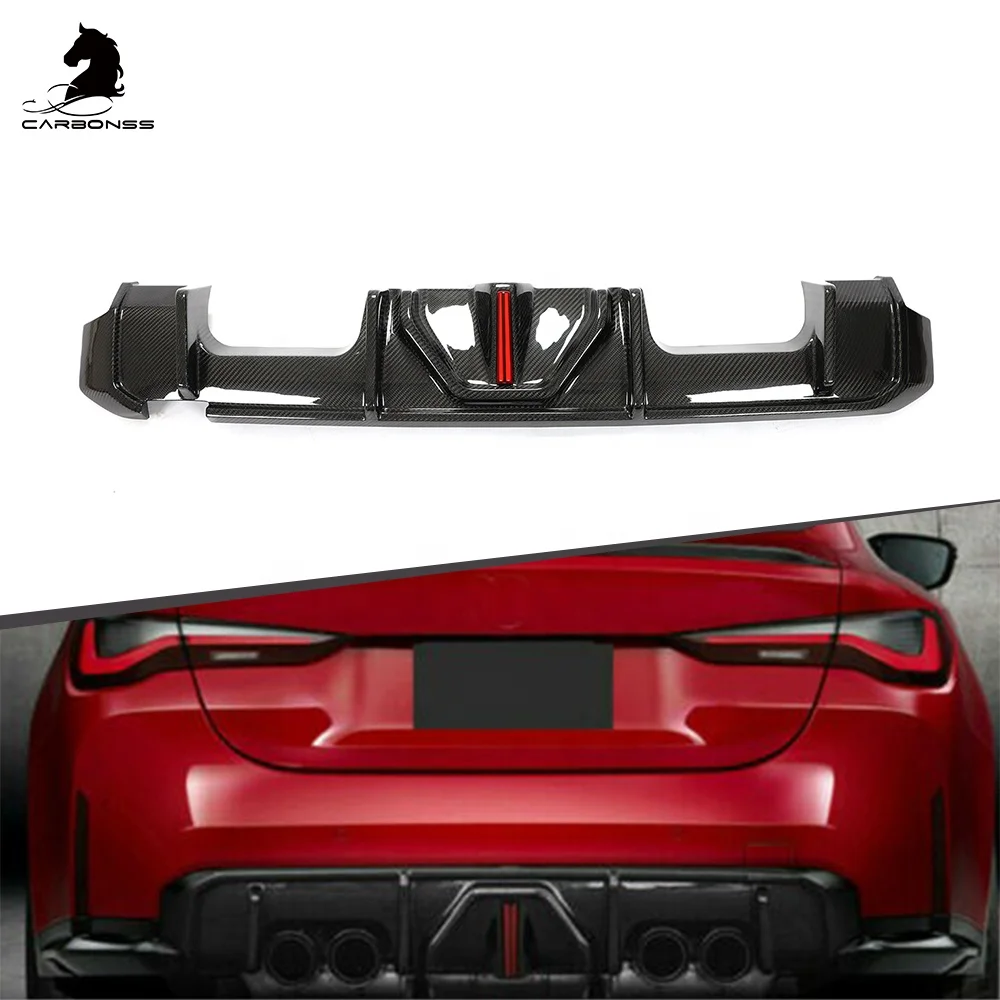

Dry Carbon LED Light Rear Diffuser For BMW G80 G82 M3 M4