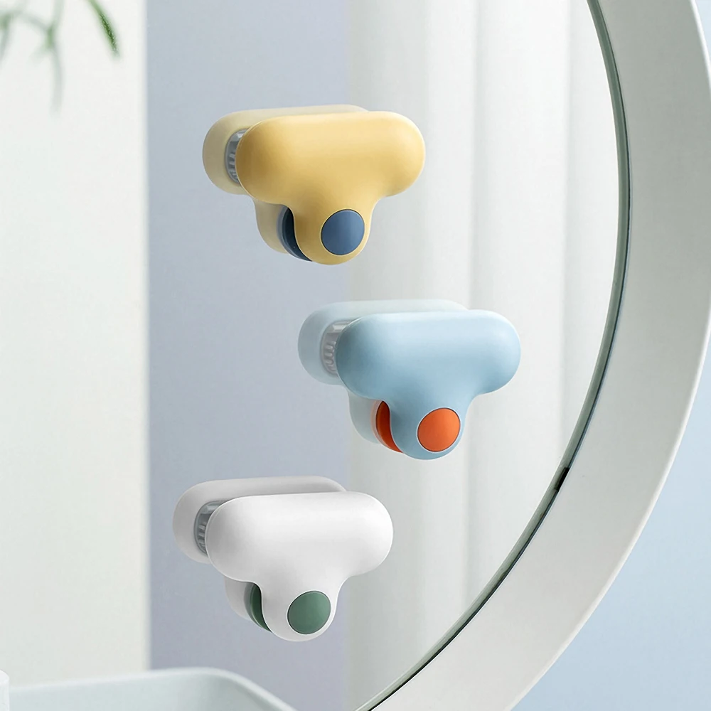 

Creative T Shape Glass Brush Mirror Cleaner Wiper Bathroom Windows Glass Wiper Scraper Wall Suction Hanging Cleaning Brushes