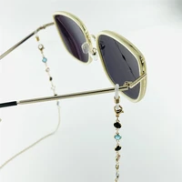 fashion eyeglasses chain imitation pearl beaded metal women outside casual sunglasses accessory necklace gift mask hanging rope