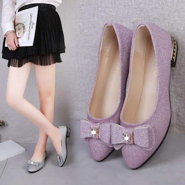 

Women Flats Pink Black Pure Color Plus Luxury Shoes Women Designers Suede Leather Pointed Toe Office Lady Flat Heel Shoes