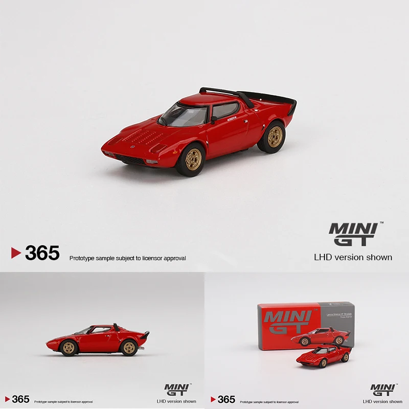 

MINI GT 1:64 Stratos HF Stradale Rosso Arancio Alloy Diorama Car Model Collection Miniature Carros Toys 365 In Stock
