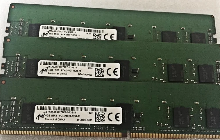 

Модуль памяти RAM 4G 1RX8 PC4-2400TServer 4GB DDR4 2400 ECC REG
