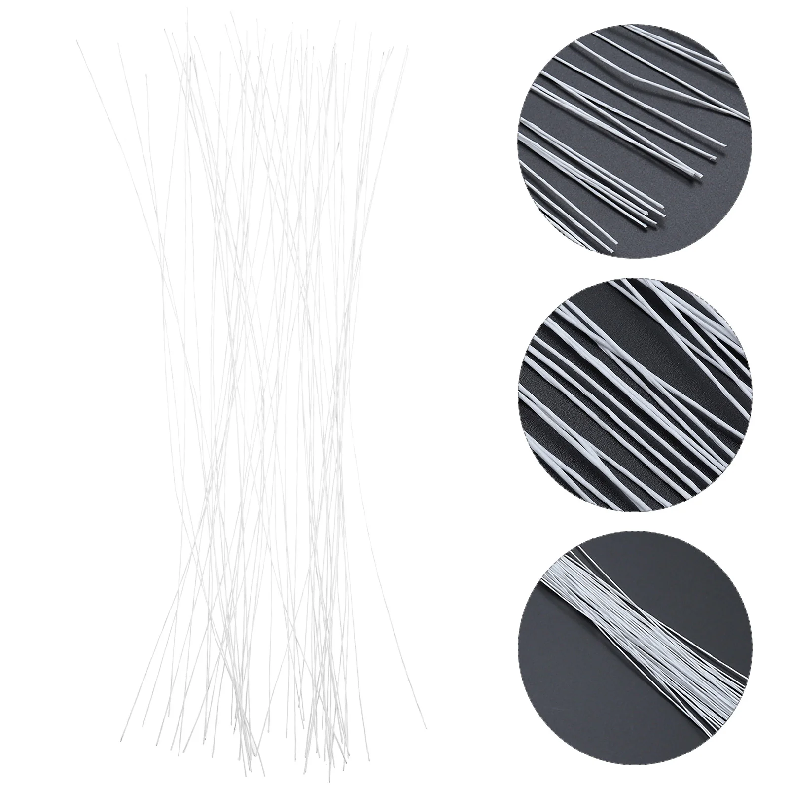 

50pcs 24 Gauge Flower Wire Stem DIY Craft Flower Wire Stub Flower Arranging Stem Florist Supplies for Home Shop