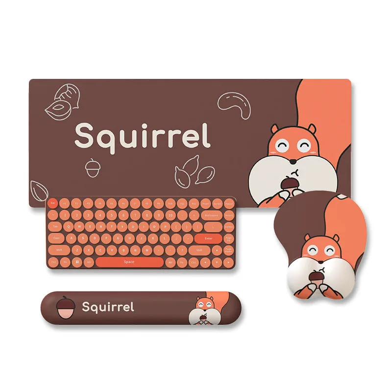 

Silicone Mouse Pad Gamer Keyboard Pad Wrist Rest Desk Pad Gaming Wrist Support Set Wrist Pad for Computer Laptop Macbook Air