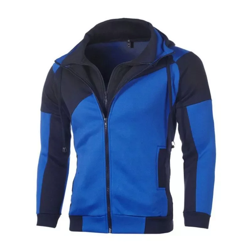 

NEW IN Hoodie Men autumn and winter Casual Solid Long Sleeve Mens Hoodies Sweatshirts Slim Zipper Sweatshirt Men Hooded Streetwe