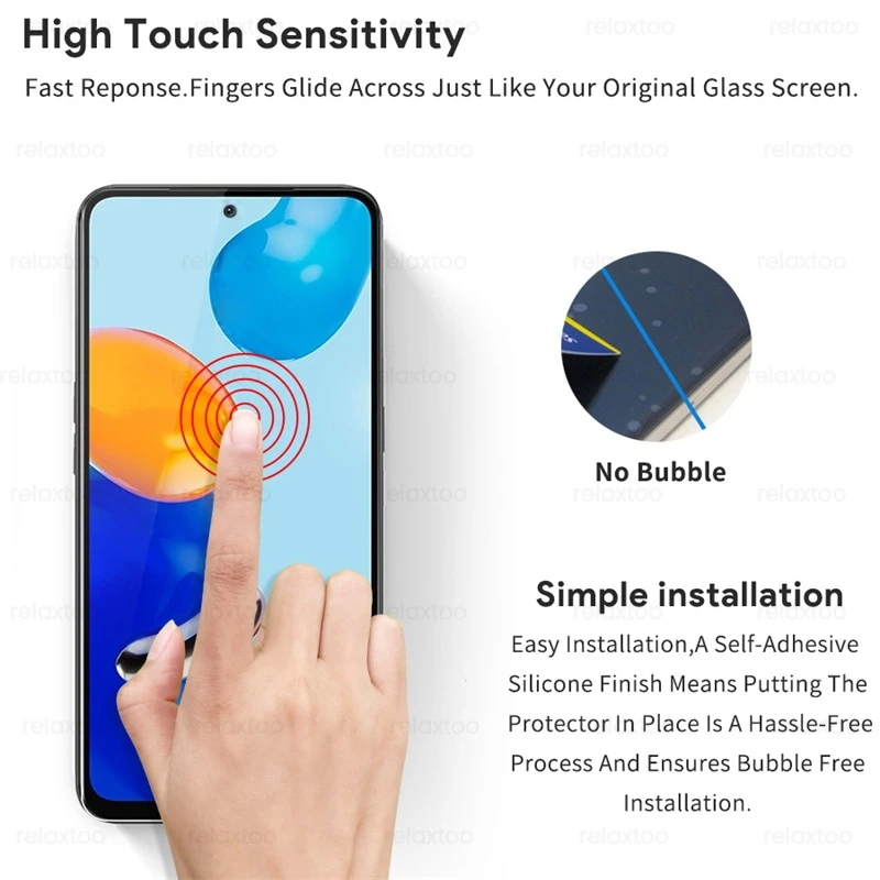 Закаленное стекло для Redmi Note 11 Redmy Not s 2201117TG защитная пленка с полным покрытием 6 43