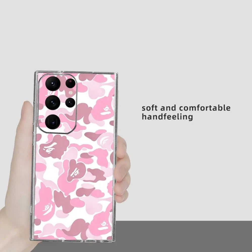 Чехол для телефона ABC CAMO B-bape-E Samsung Galaxy S24 Ultra S22 S23 S21 S20 5G защитный силиконовый чехол