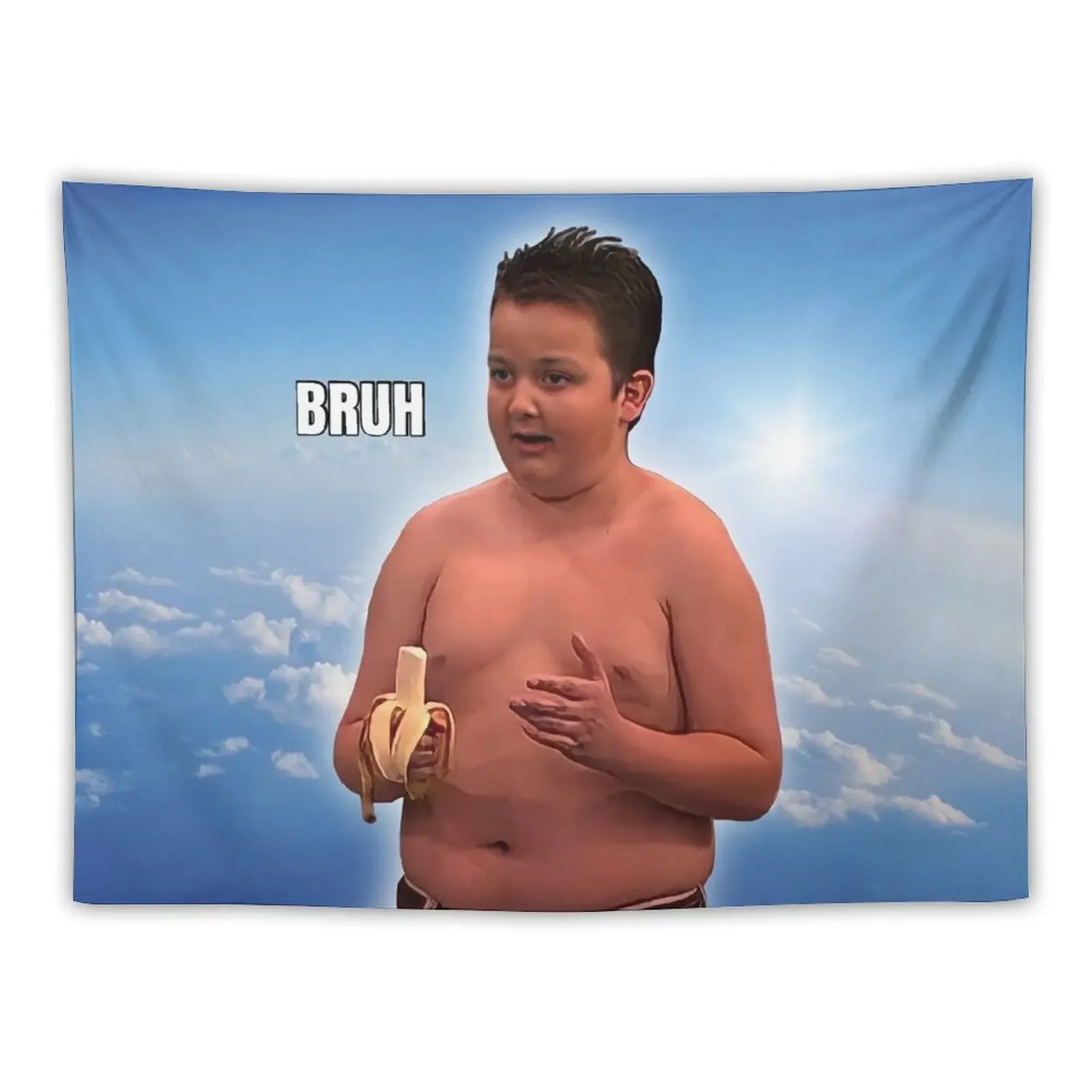 Gibby Bruh Meme гобелен эстетический домашний декор комнаты