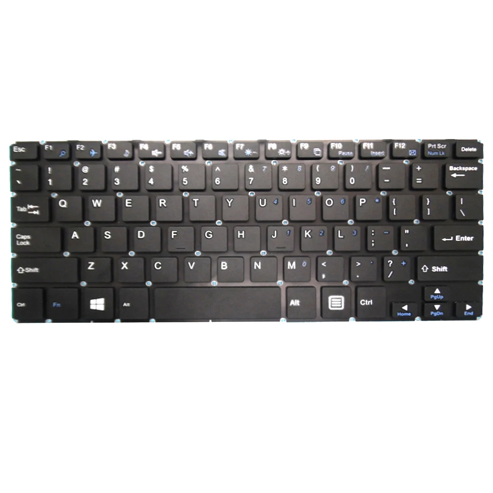 

Laptop Keyboard For EPIK For Teqnio ELL1103T ELL1103T-BL ELL1103T-PK ELL1103T-BK 11.6 English US Black Without Frame New