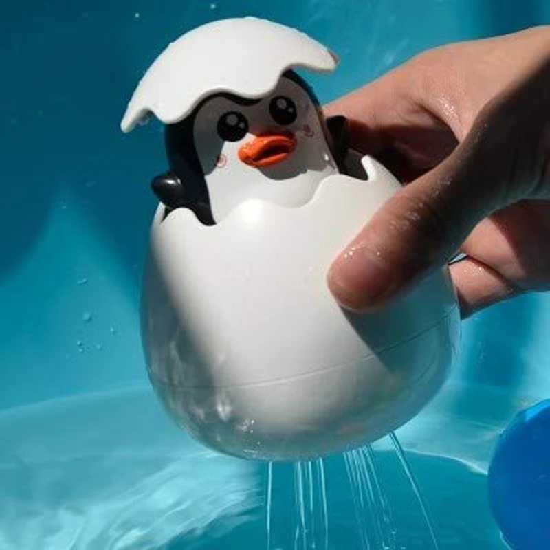 Детские игрушки для ванной дождь облако утенок яйцо детская игра водная игрушка