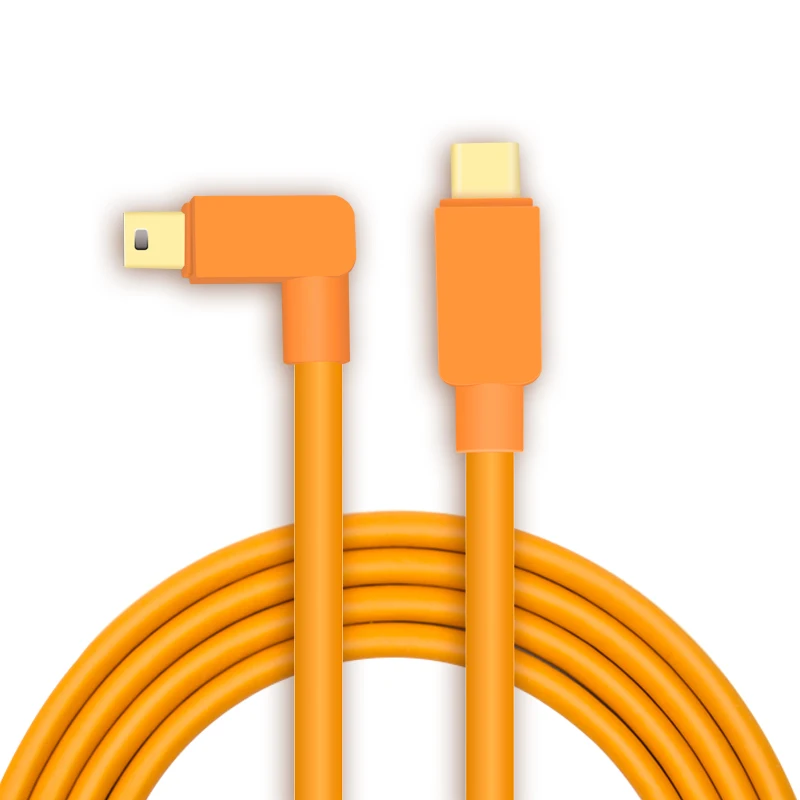 

USB C type-c to Mini USB camera cable 3m 5m 8m for cannon EOS R RP SONY a7m3 R3 A7R4 Tethered shooting line camera to computer