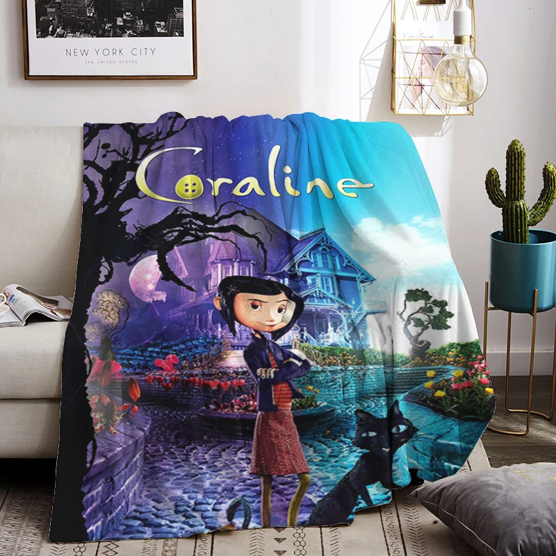 

Детское одеяло Coraline, летнее пушистое одеяло, мягкие покрывала для кровати