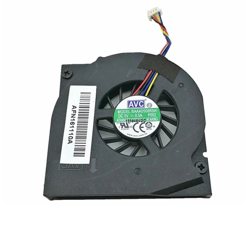Оригинальный новый вентилятор охлаждения процессора для AVC BAAA0508R5H DC5V 0.5A P002, система видеокарты Ноутбука, охлаждающий вентилятор