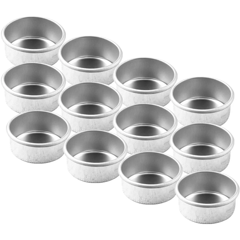 

Cups Tealight Holders Storage Empty Tins Tray Container Tin Iron Retro Crafts Plate Box Tea Gift Making Drip Protectors