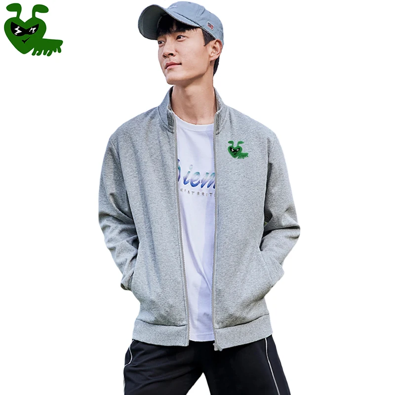 Мужская Флисовая Куртка Break Egg Повседневная Осенняя хлопковая куртка с милыми
